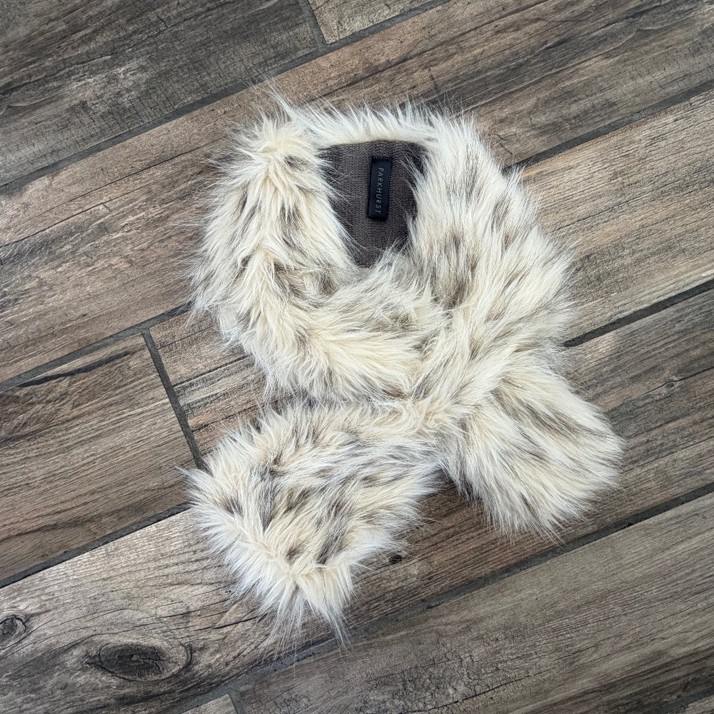 Parkhurst Faux Fur Scarf/Collar Wrap, NWOT